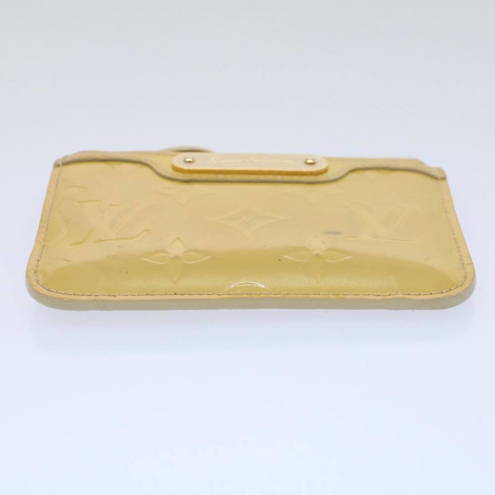 LOUIS VUITTON Vernis Pochette Cle NM Coin Purse Beige M91763 LV Auth bs8720 - Picture 6 of 16